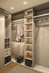 Встроенные гардеробные в коридоре дизайн