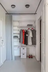 Built-in wardrobes in the hallway design