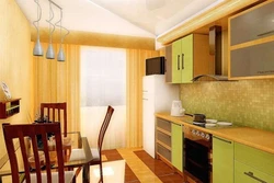 Photo of a cheap kitchen in an apartment