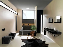 Bath Design With Black Fixtures