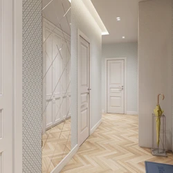 Wallpaper For White Doors In The Hallway Photo