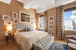 Photo On The Wall In A Modern Bedroom Interior