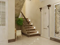 House Design Hallway With Stairs