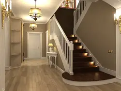 Дизайн дома прихожая с лестницей