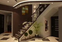 Дизайн Дома Прихожая С Лестницей