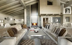 Chalet Living Room Photo