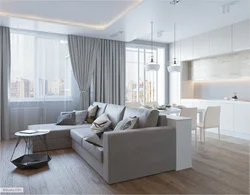 Modern living room kitchen designs in minimalist style
