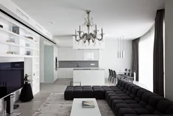 Modern living room kitchen designs in minimalist style