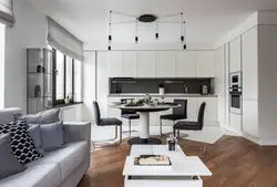 Modern Living Room Kitchen Designs In Minimalist Style