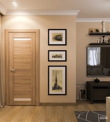 Living room doors apartment design