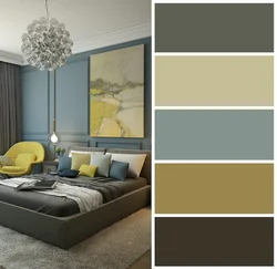 Color Combination In The Bedroom Interior Color