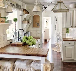 Kitchen in shabby chic style photo