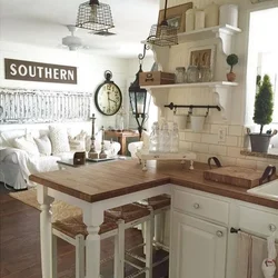 Kitchen In Shabby Chic Style Photo