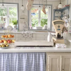 Kitchen in shabby chic style photo