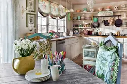 Kitchen in shabby chic style photo