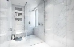 Белая Мраморная Ванная Дизайн
