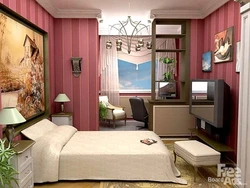 Bedroom office design for woman