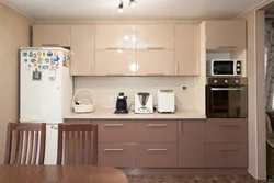What color goes with coffee color in the kitchen interior