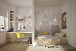Bedroom room design photo for children