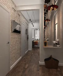 Small loft hallway design