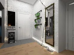 Small loft hallway design