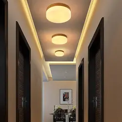 Ceiling design for kitchen and hallway photo