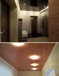 Mətbəx və koridor fotoşəkili üçün tavan dizaynı