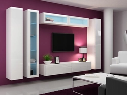 Photo furniture living room white gloss