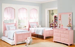 Photo bedroom for girls furniture