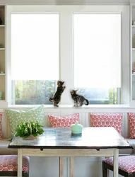 Modern Blinds For The Kitchen Window Photo