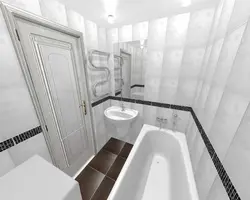 Интерьер маленькой ванны в панельном доме