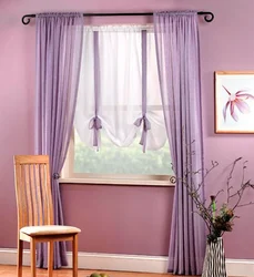 Curtains For The Bedroom Up To The Window Sill Photo Short Modern