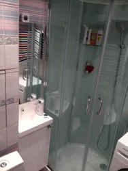 Хрущевтегі душ фотосуреті бар ванна бөлмелері