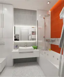 Bath design for 1 room apartment