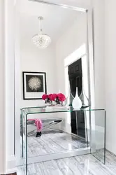 Large Mirror In The Hallway Design Photo