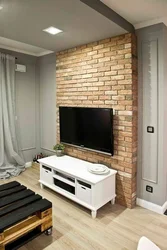 Decorative Brick For Interior Decoration In The Interior Photo Of The Living Room