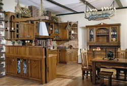 Antique kitchen interior