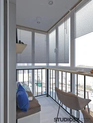 Loggia Design With Panoramic Glazing 6