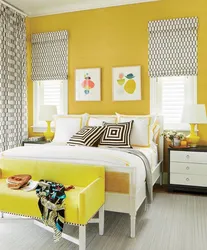 Yellow Bedroom Interior