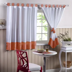 How to sew beautiful curtains for the kitchen photo