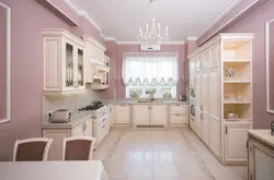 Cream kitchen design