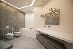 Renovation interior design of apartments bathroom