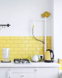 Disguise a gas pipe in the kitchen photo ideas