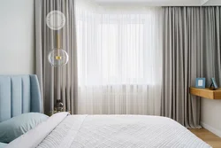 Modern curtains for the bedroom 2023 photos