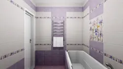 Фота дызайн ванны з шахцінскай пліткі