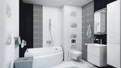 Photo Design Of A Bathtub Made Of Shakhty Tiles