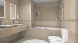 Photo design of a bathtub made of Shakhty tiles