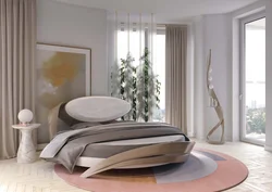 Round bedroom design