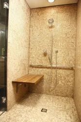 Shower cabin in an ordinary apartment photo