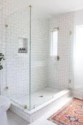 Shower cabin in an ordinary apartment photo